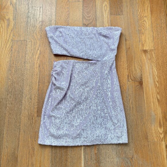 Amanda Uprichard Brinley Sequin Cutout Mini Dress - Picture 5 of 9